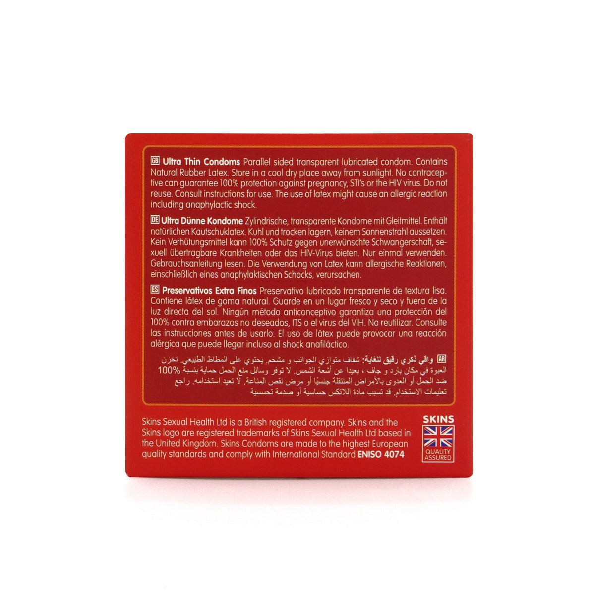 Skins Ultra Thin Condoms – Waterproof 190mm Length 52mm Diameter 4 Pack > Essentials > Condoms