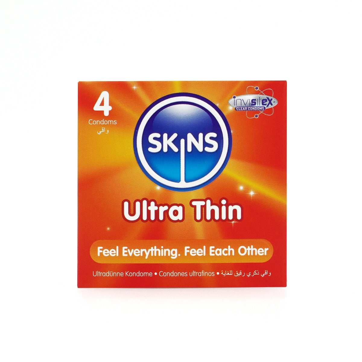 Skins Ultra Thin Condoms – Waterproof 190mm Length 52mm Diameter 4 Pack > Essentials > Condoms