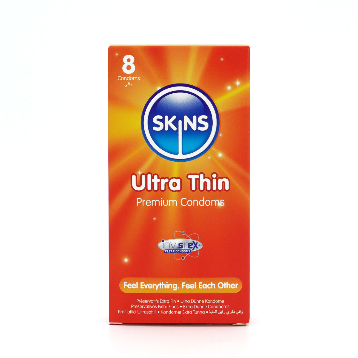 Skins Ultra Thin Condoms 8 Pack – Thin Reliable Protection Condoms > Essentials > Condoms
