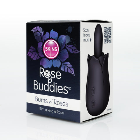 Skins Rose Buddies Bum and Roses – Silicone Butt Plug > Sex Toys For Ladies > Rose Stimulators
