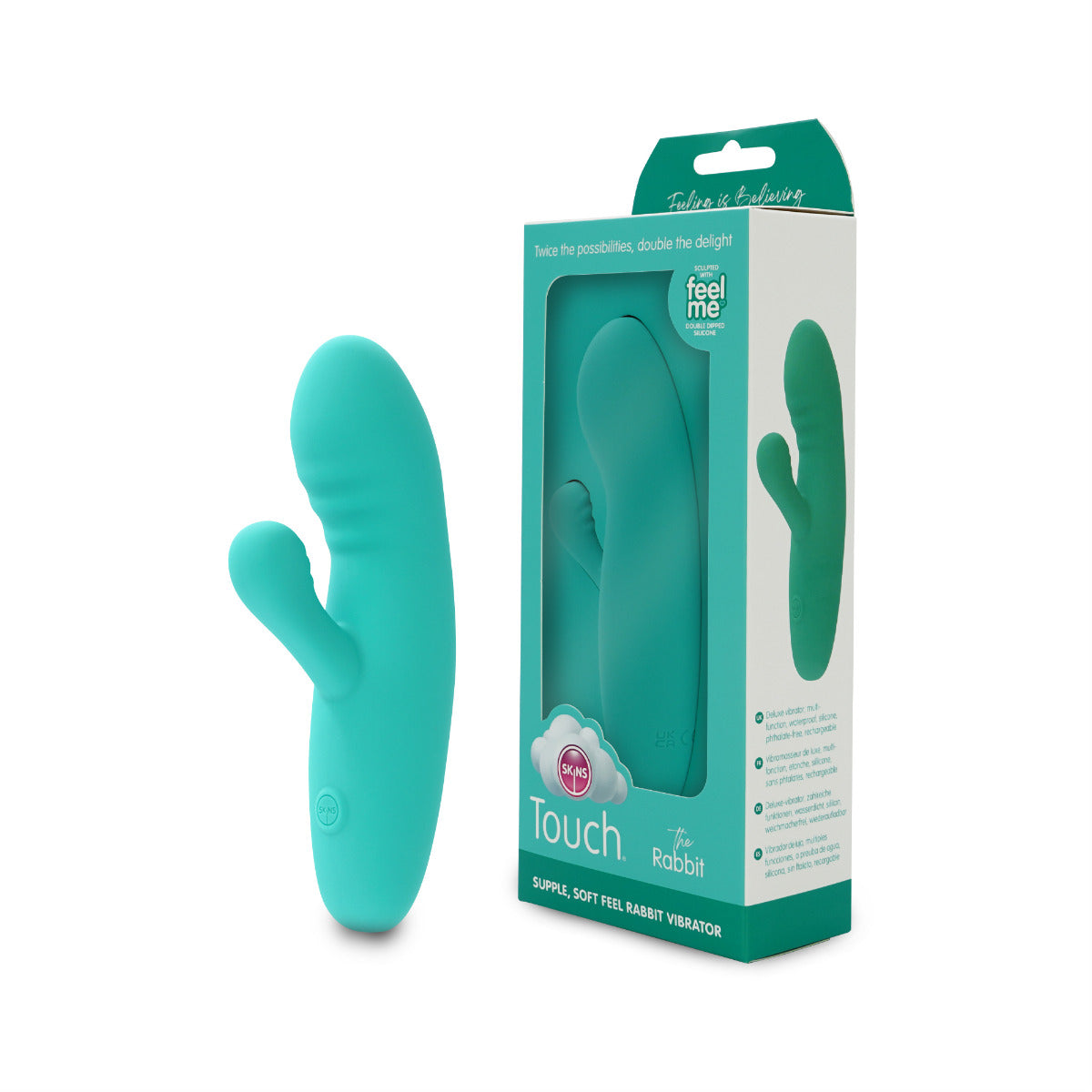 Skins Touch The Rabbit 155mm Silicone Dual Stimulation Vibrator > Vibrators > Ladies > Rabbit