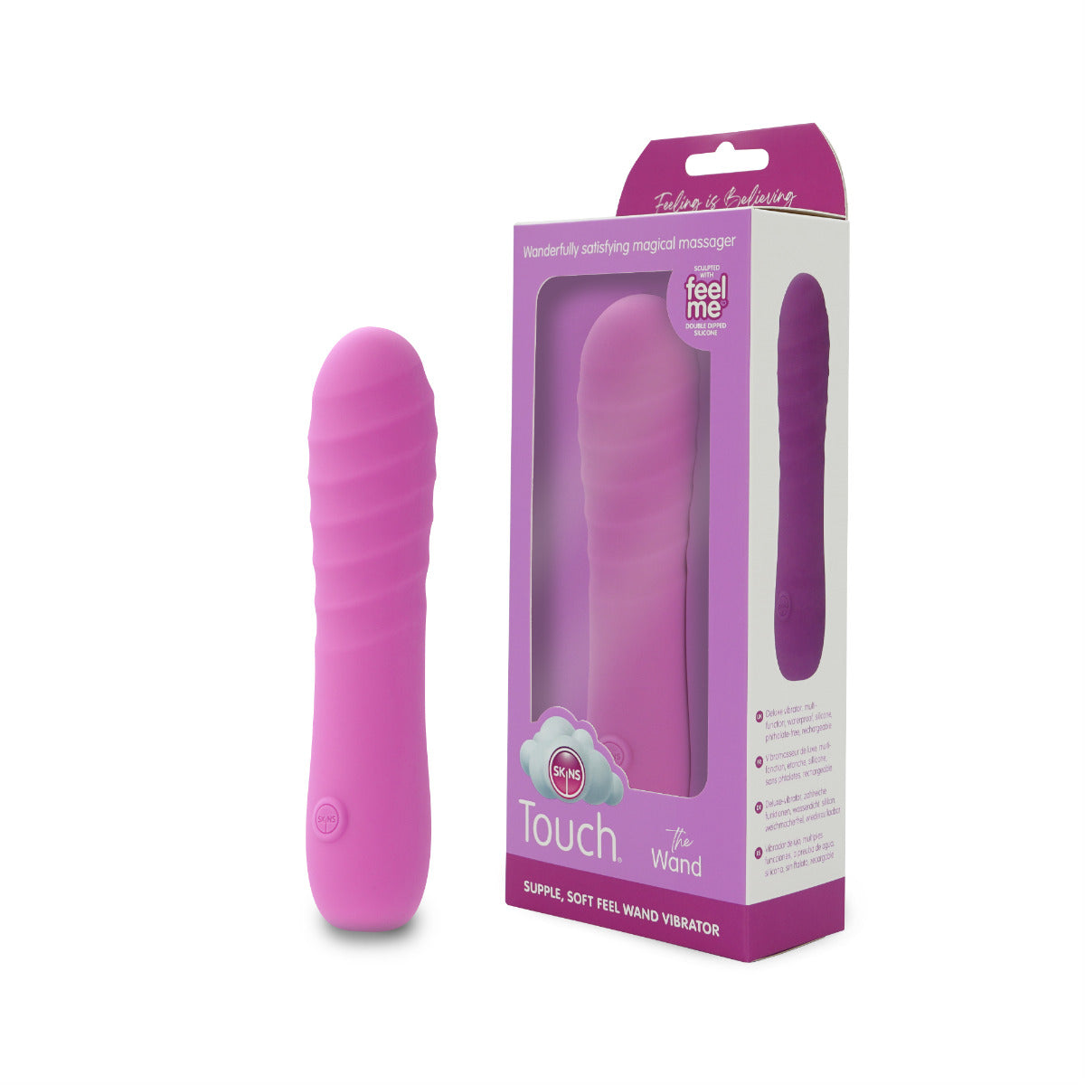 Skins Touch The Wand 165mm Silicone Rechargeable Wand Vibrator > Vibrators > Standard Vibrators