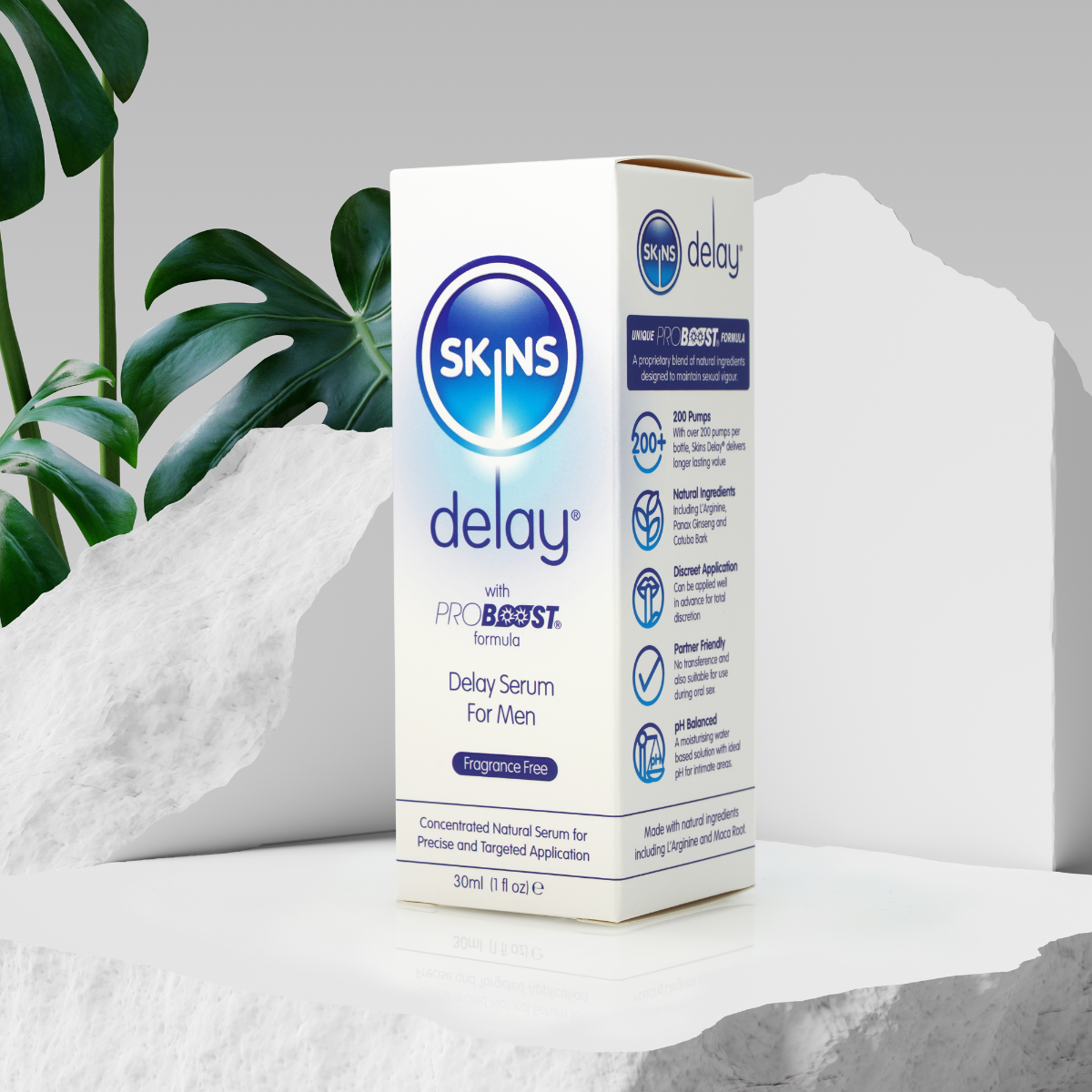 Skins Natural Delay Serum 30ml Fragrance-Free – Natural Delay Serum 30ml Default Title > Essentials > Mens Enhancers
