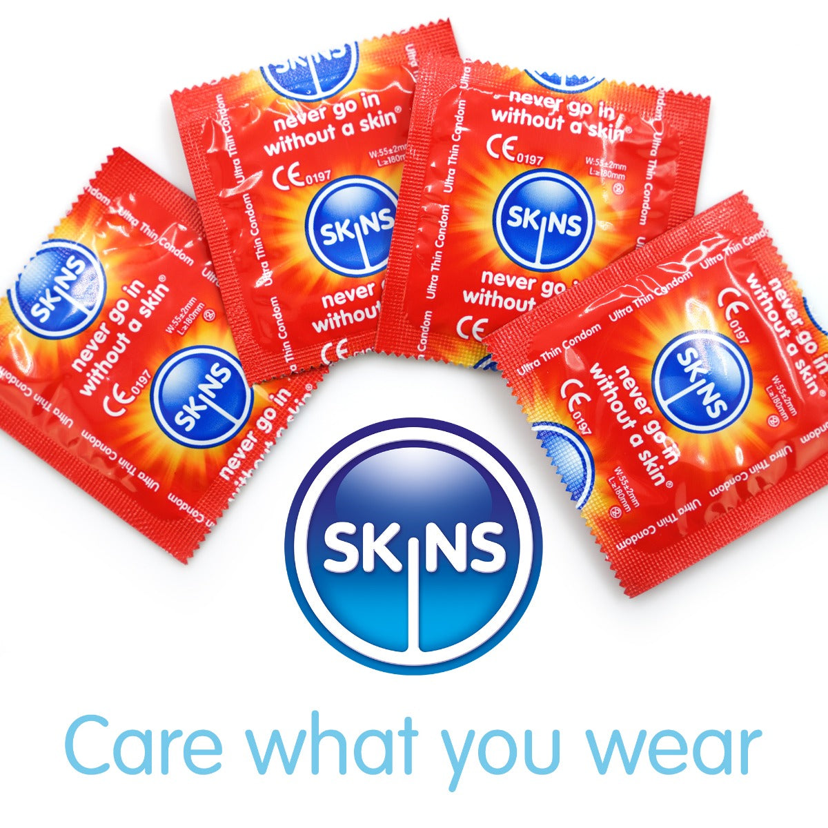 Skins Ultra Thin Condoms – Strong and Thin Latex Condom - Bulk 500 Pack > Essentials > Condoms