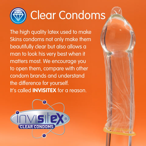 Skins Ultra Thin Condoms – Strong and Thin Latex Condom - Bulk 500 Pack > Essentials > Condoms