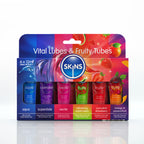 Skins Vital and Fruity Sampler 12ml Tubes 6 Pack – Flavored Lubricant Set > Lube > Flavoured