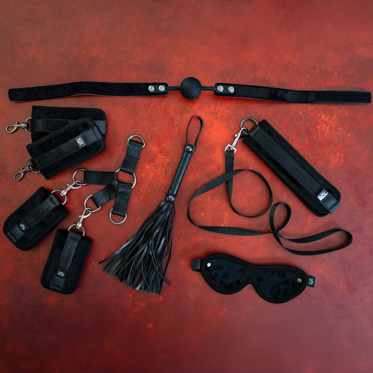 SEI MIO Supreme Hog-Tied Submissive Play Set – Restraint and Collar BDSM Play Set > Bondage Gear > Bondage Kits