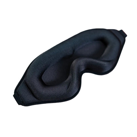 SEI MIO Total Eclipse Deluxe Blackout Mask – Soft Padded Adjustable Strap Eye Mask > Bondage Gear > Blindfolds