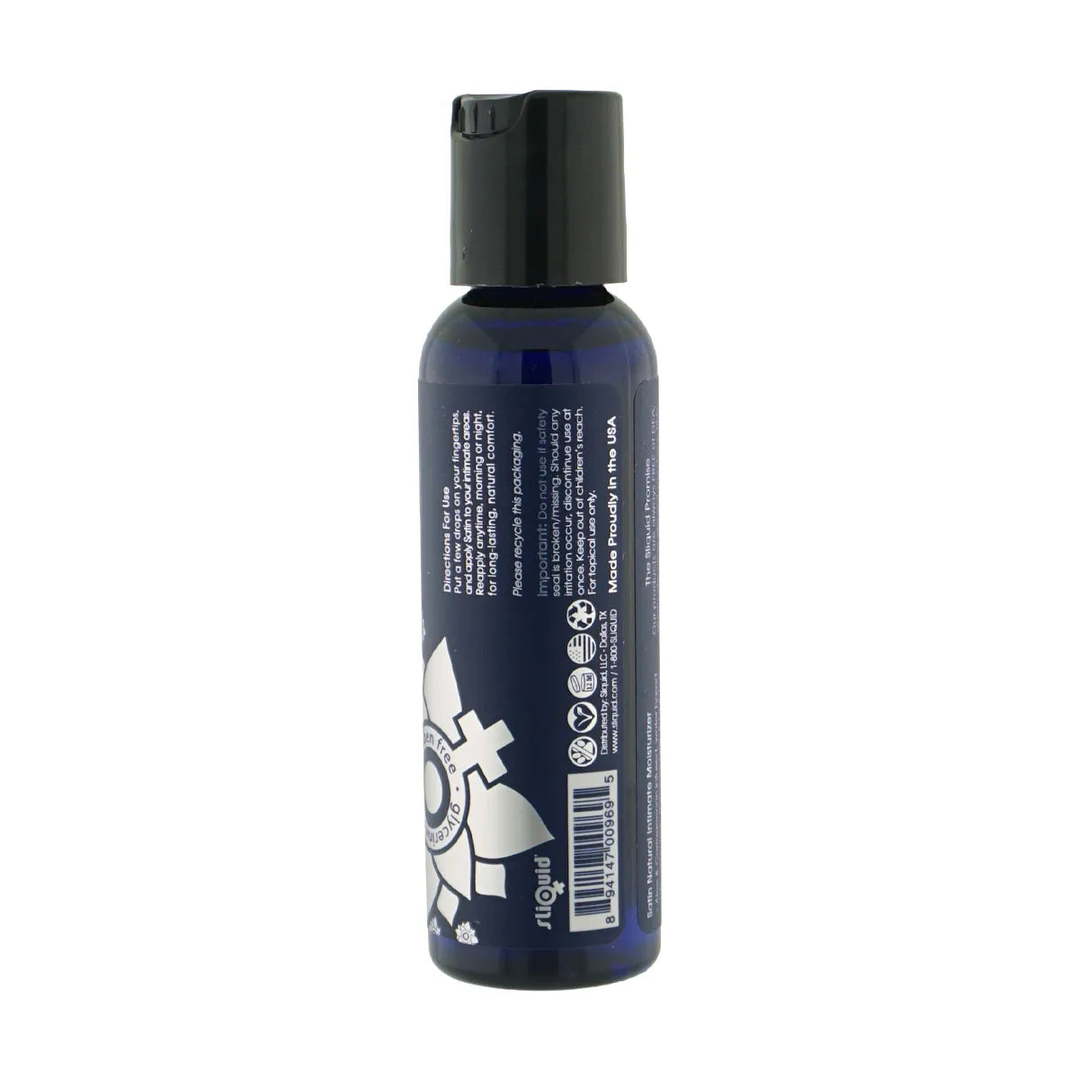 Sliquid Naturals Satin Intimate Moisturiser – 2oz to 8.5oz > Lube > Water Based