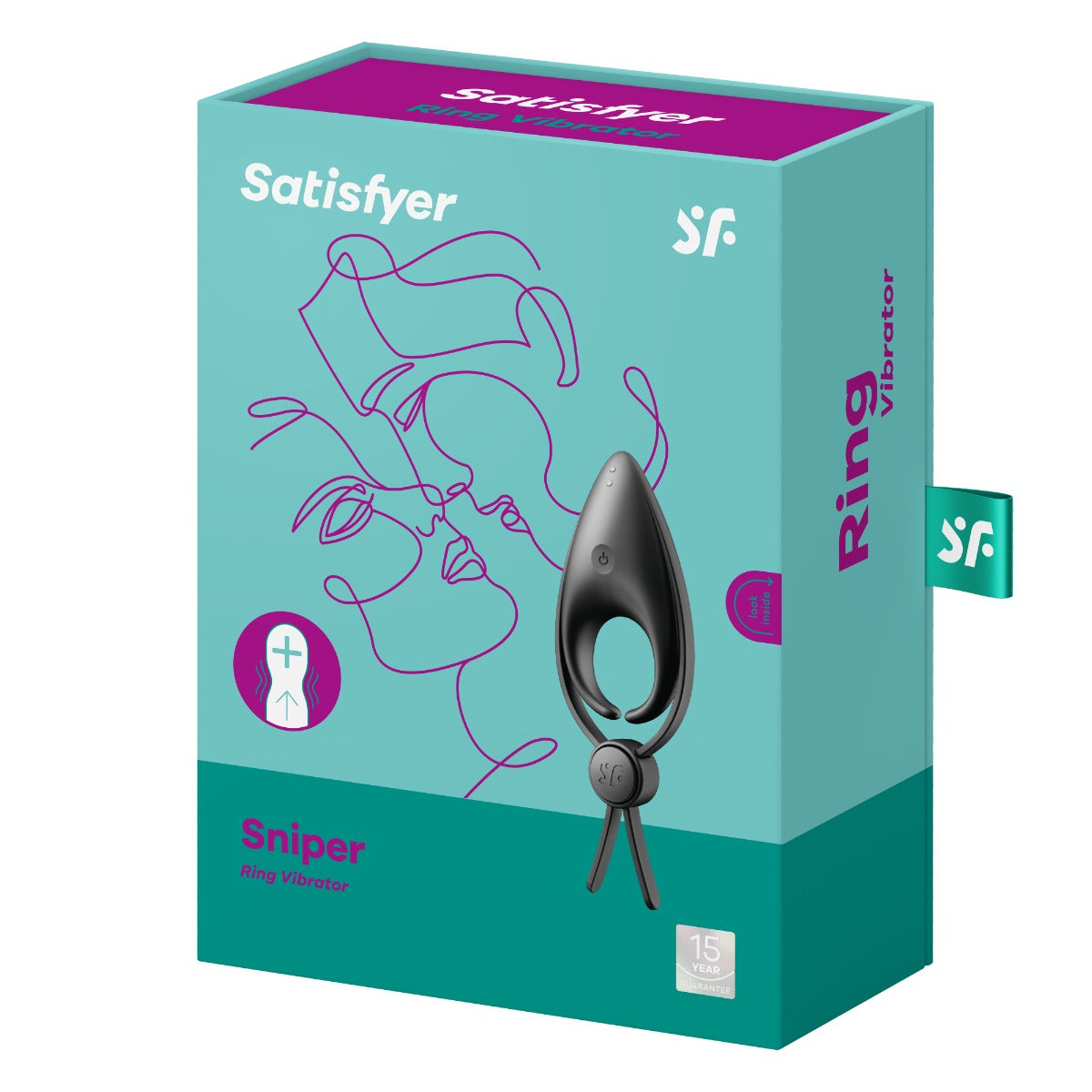 Satisfyer Sniper Vibrating Adjustable Lasso Cock Ring > Cock Ring > Adjustable