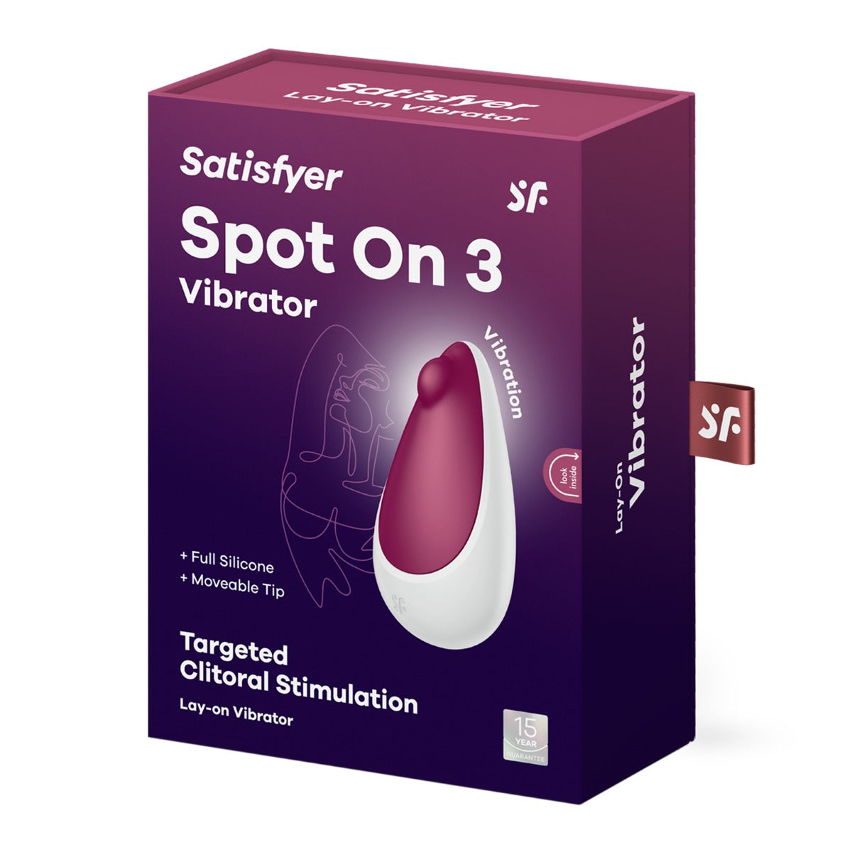 Satisfyer Spot On 3 Berry USB Rechargeable Clitoral Stimulator > Vibrators > Ladies > Clitoral Vibrators and Stimulators