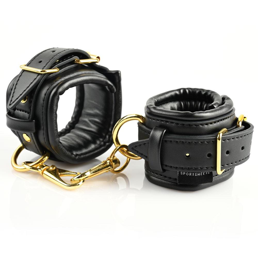 Sportsheets Cuffs and Satin Blindfold Set Special Edition – Adjustable Restraints with Hardware > Bondage Gear > Bondage Kits