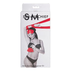 SM Amor Satin Bondage Kit With Blindfold And Rubber Tip Clamps > Bondage Gear > Bondage Kits