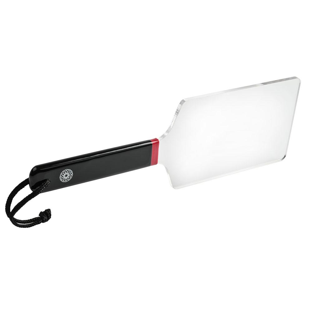 Saffron Acrylic Paddle – Clear 4mm Thick Impact Surface Paddle > Bondage Gear > Paddles