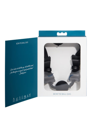 Sportsheets Sincerely Bow Tie Faux Leather Strap Silicone Ball Gag > Bondage Gear > Gags and Bits