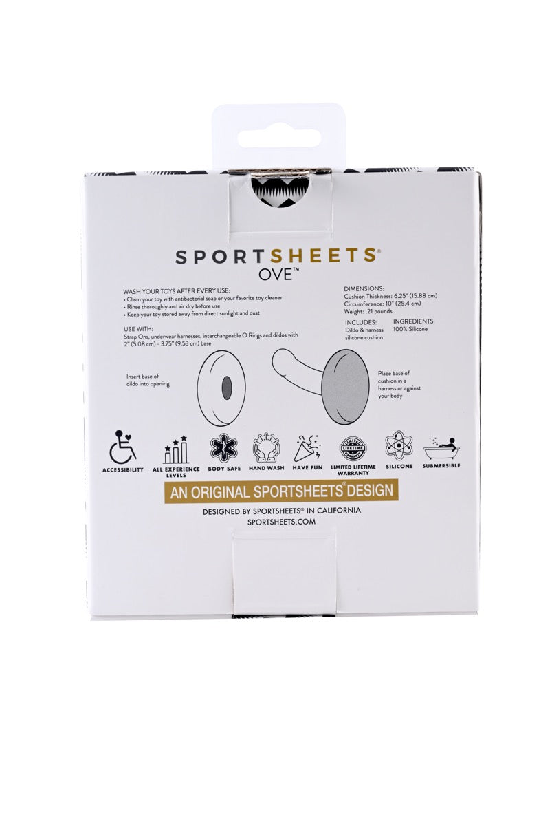 Sportsheets Ove Silicone Cushion Sleeve – Stretchable Durable Silicone Harness Cushion > Sex Toys > Replacement Parts