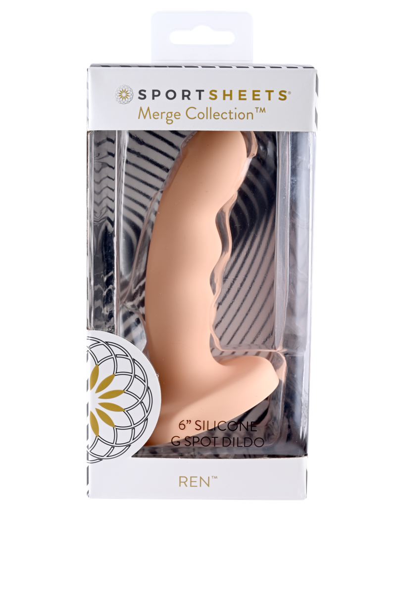 Sportsheets Merge Collection Ren 6-Inch Solid Silicone G-Spot Dildo Default Title > Dildos > Neutral Dildos