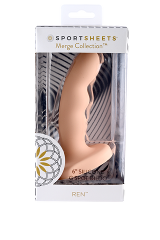 Sportsheets Merge Collection Ren 6-Inch Solid Silicone G-Spot Dildo > Dildos > Neutral Dildos