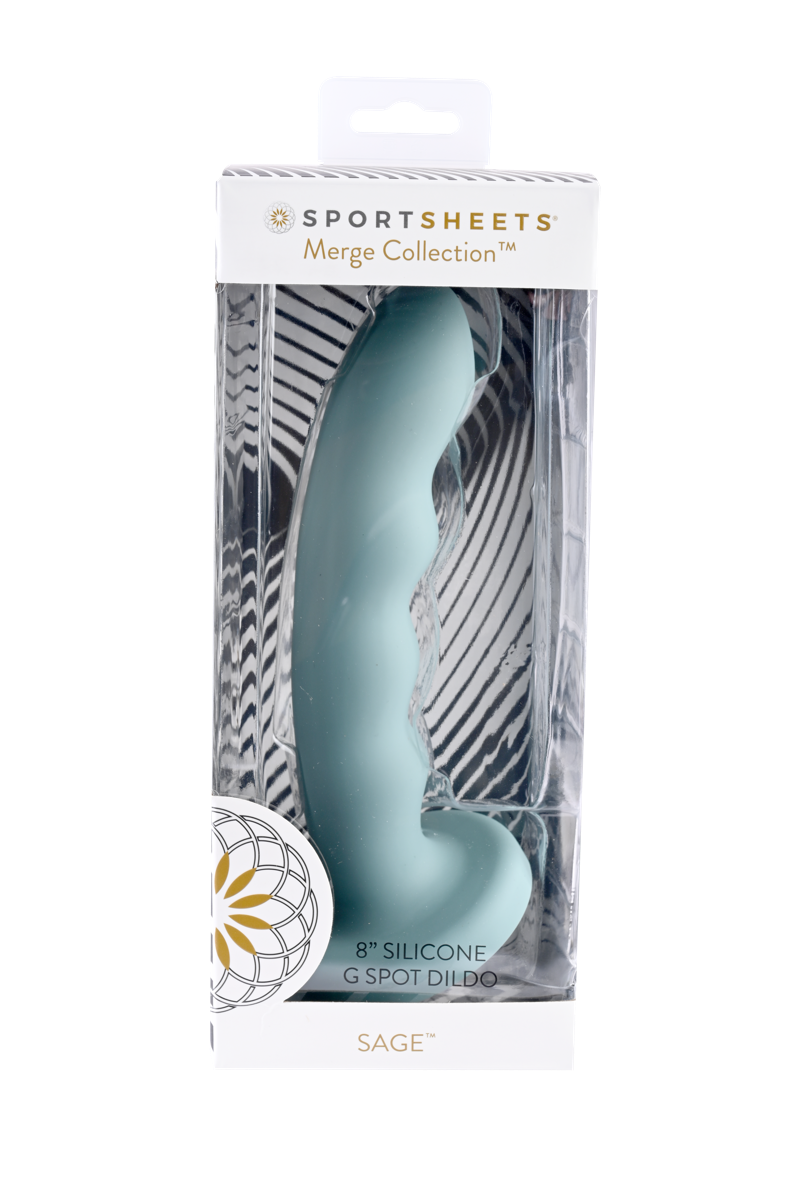 Sportsheets Merge Collection 8 Inch Solid Silicone G-Spot Dildo Default Title > Dildos > Neutral Dildos