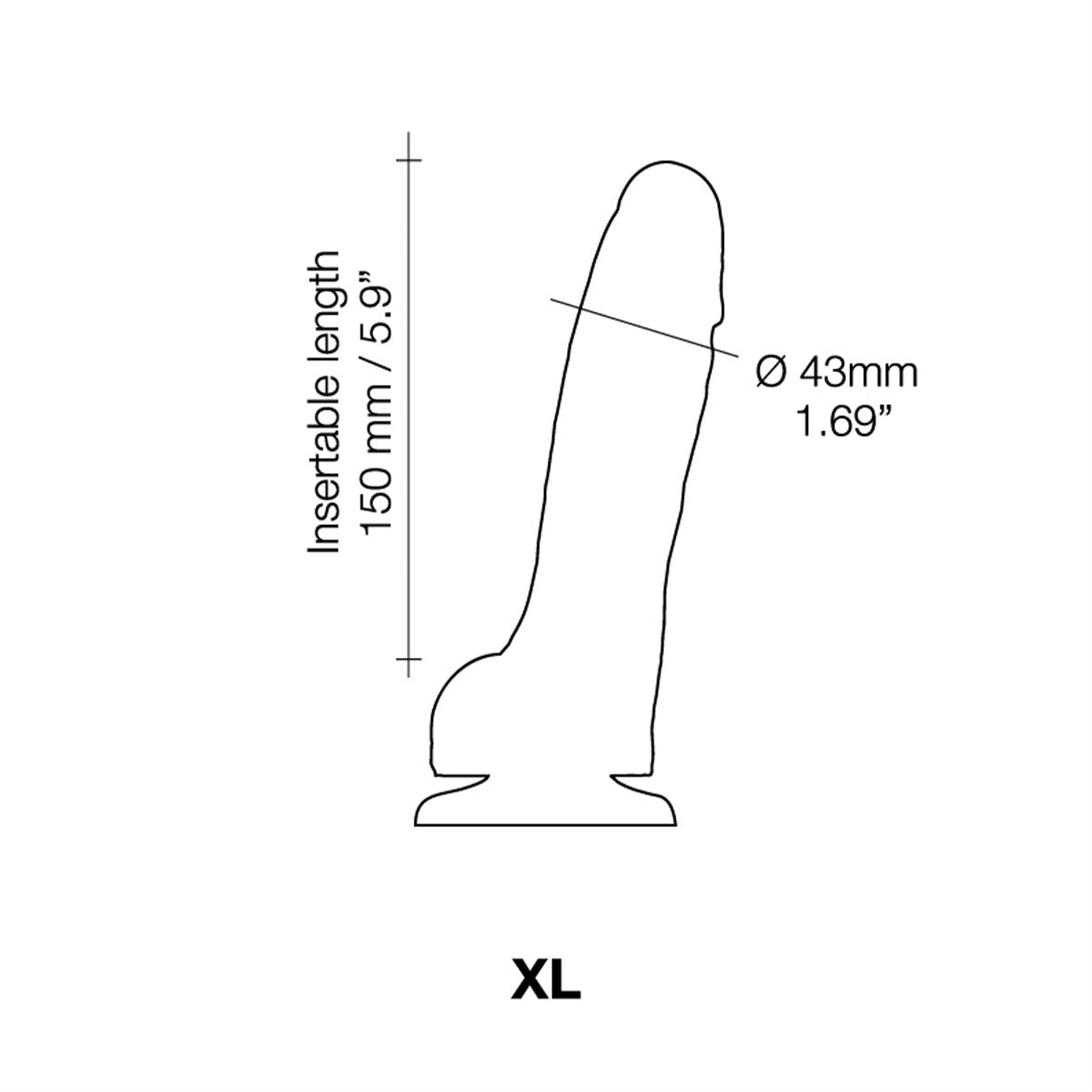 Strap On Me Sliding Skin Realistic Dildo XL Dual Density Silicone Dildo > Dildos > Realistic Dildos
