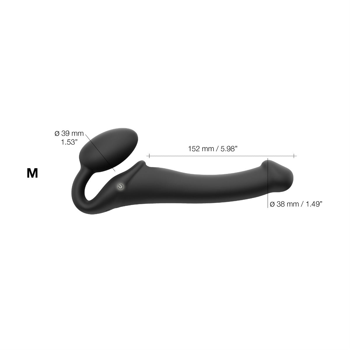 Strap On Me Vibrating Bendable Strap-On – Rechargeable Silicone Strap-On with Remote Control > Dildos > Strap On Dildos