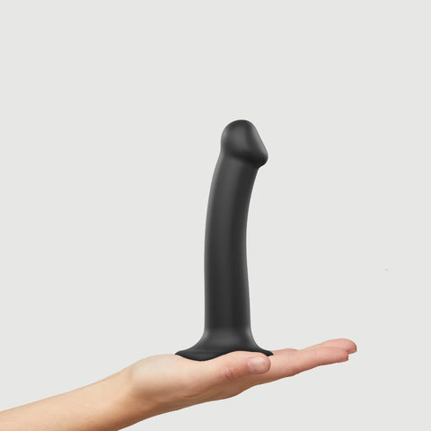 Strap On Me Semi-Realistic Dual Density Bendable Silicone Dildo with Suction Cup – Medium > Dildos > Realistic Dildos