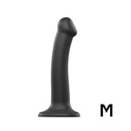 Strap On Me Semi-Realistic Dual Density Bendable Silicone Dildo with Suction Cup – Medium > Dildos > Realistic Dildos
