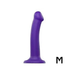Strap On Me Semi-Realistic Dual Density Bendable Silicone Dildo with Suction Cup - Medium > Dildos > Realistic Dildos