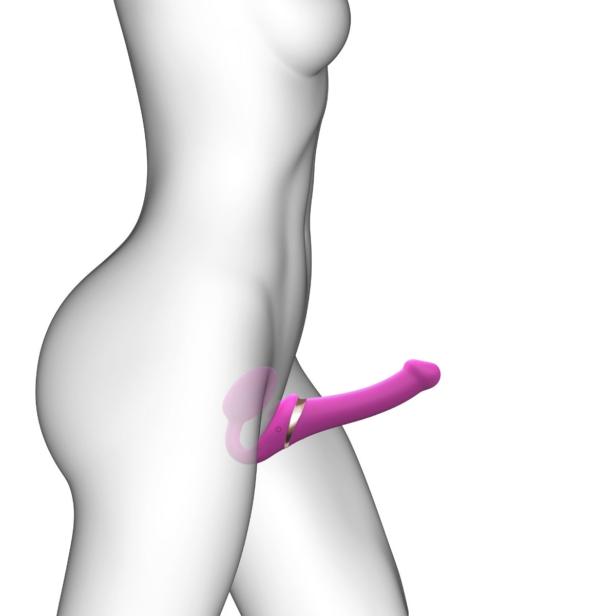 Strap On Me Multi Orgasm Bendable Strap-On – Rechargeable Triple Motor Vibrator > Dildos > Strap On Dildos