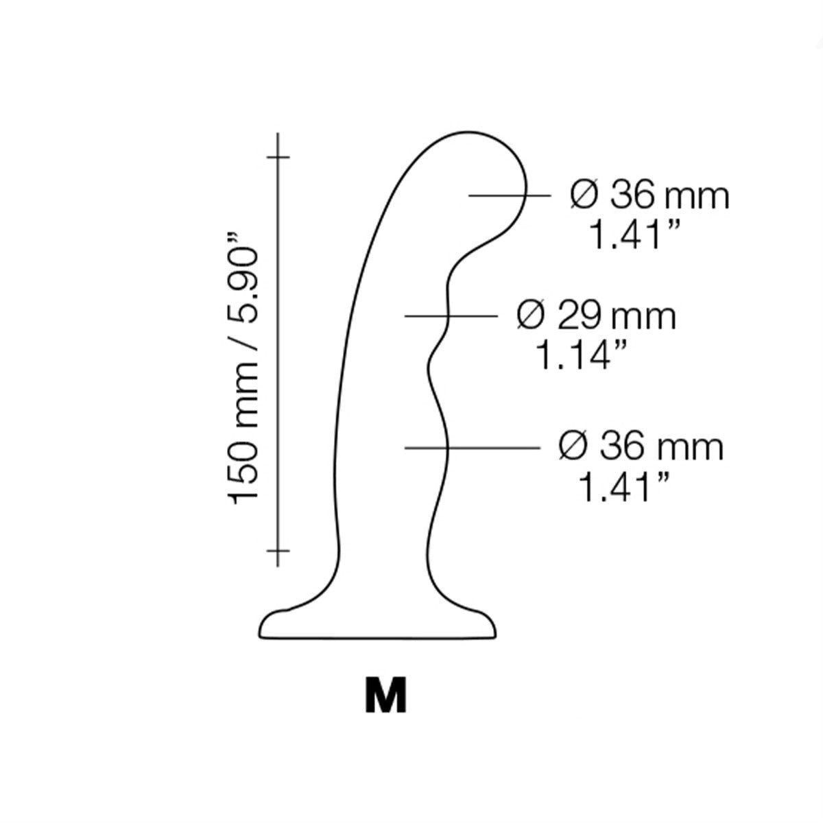 Strap On Me Dildo Plug P&G – Hybrid Angled Design Large Dildo Plug > Anal Range > Butt Plugs