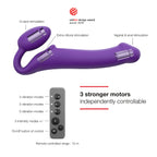 Strap On Me Vibrating Bendable Strap-On – Rechargeable Silicone Strap-On with Remote Control > Dildos > Strap On Dildos