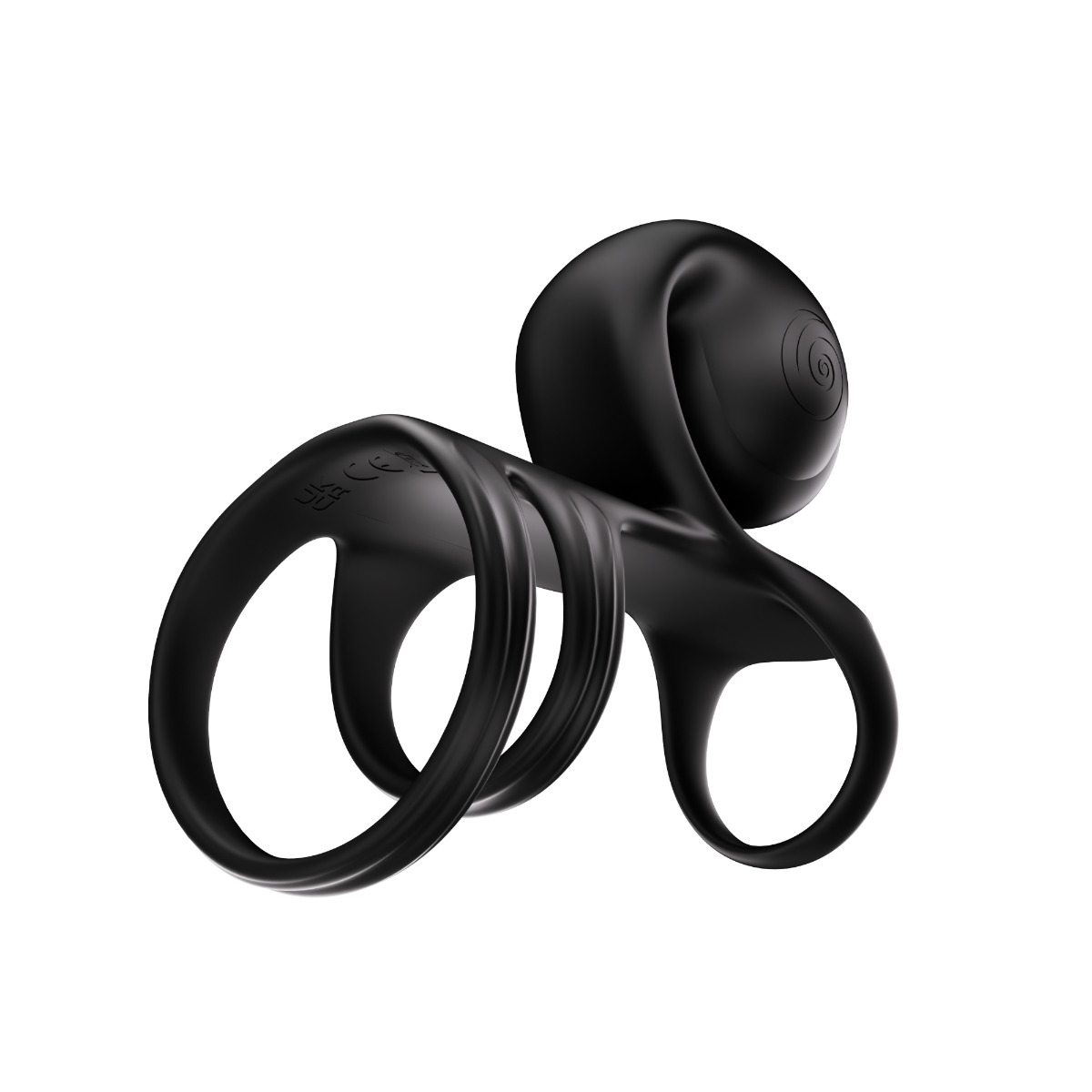 SVibe Jovi Arc Couples Ring – Ergonomic Contoured Comfortable Couples Ring > Cock Ring > Vibrating