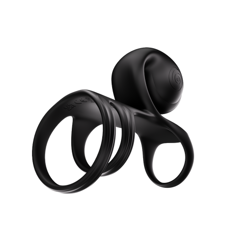 SVibe Jovi Arc Couples Ring – Ergonomic Contoured Comfortable Couples Ring > Cock Ring > Vibrating