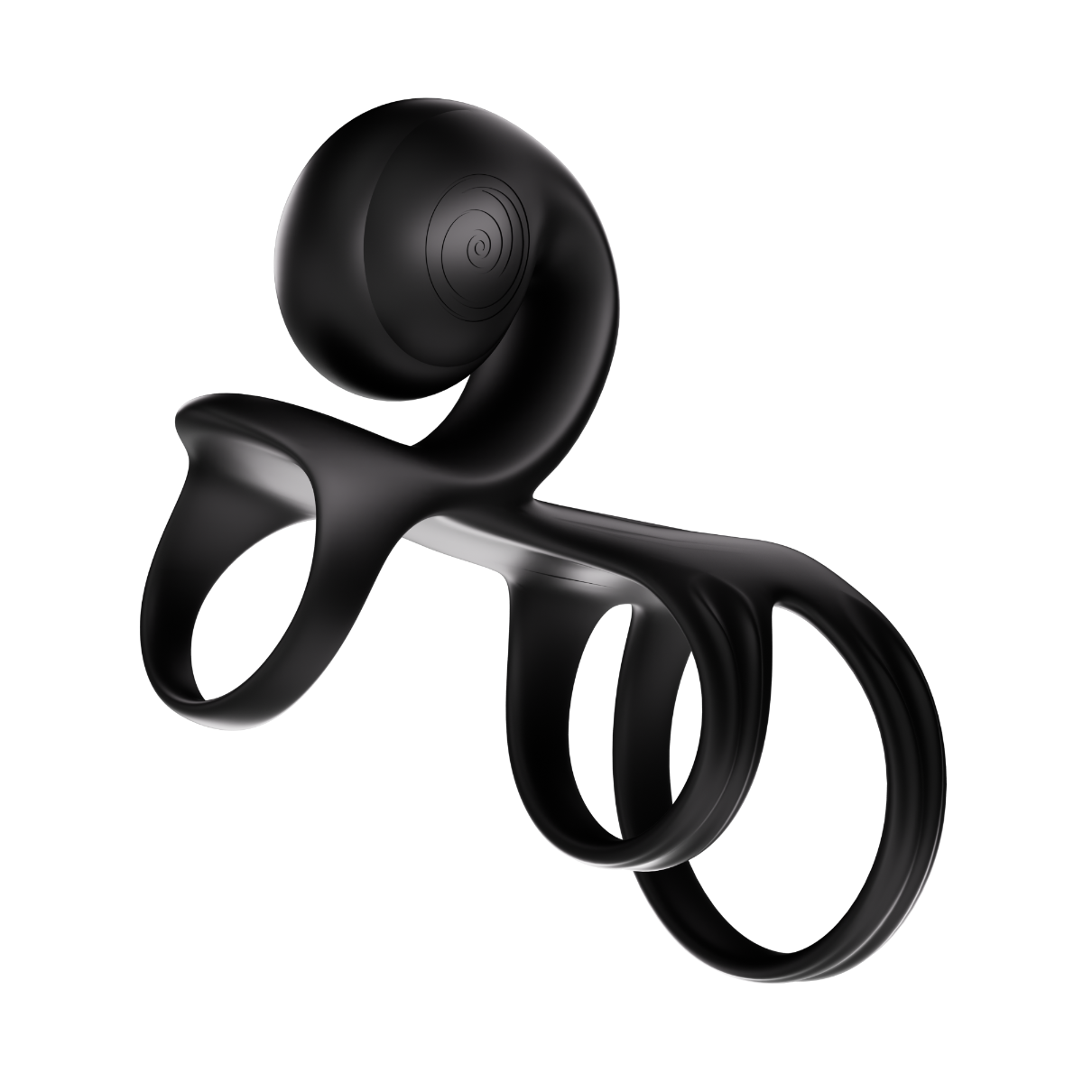 SVibe Jovi Arc Couples Ring – Ergonomic Contoured Comfortable Couples Ring > Cock Ring > Vibrating