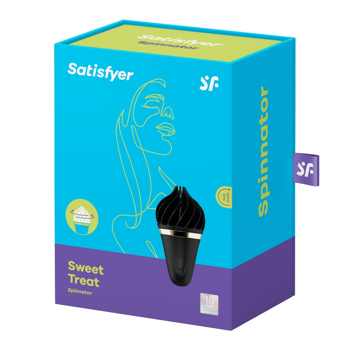 Satisfyer Sweet Treat Rotating Soft Silicone Clitoral Stimulator > Vibrators > Ladies > Clitoral Vibrators and Stimulators