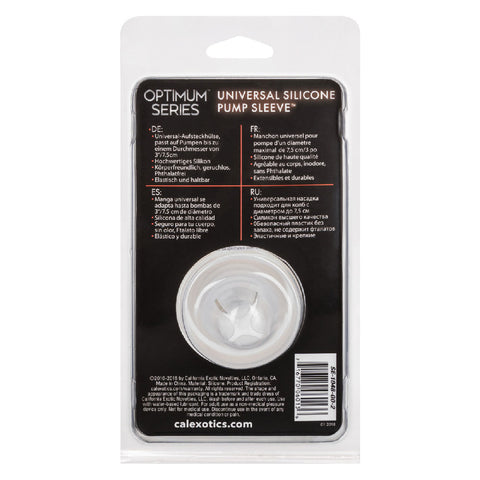 Optimum Series Universal Silicone Pump Sleeve Clear PUMPS