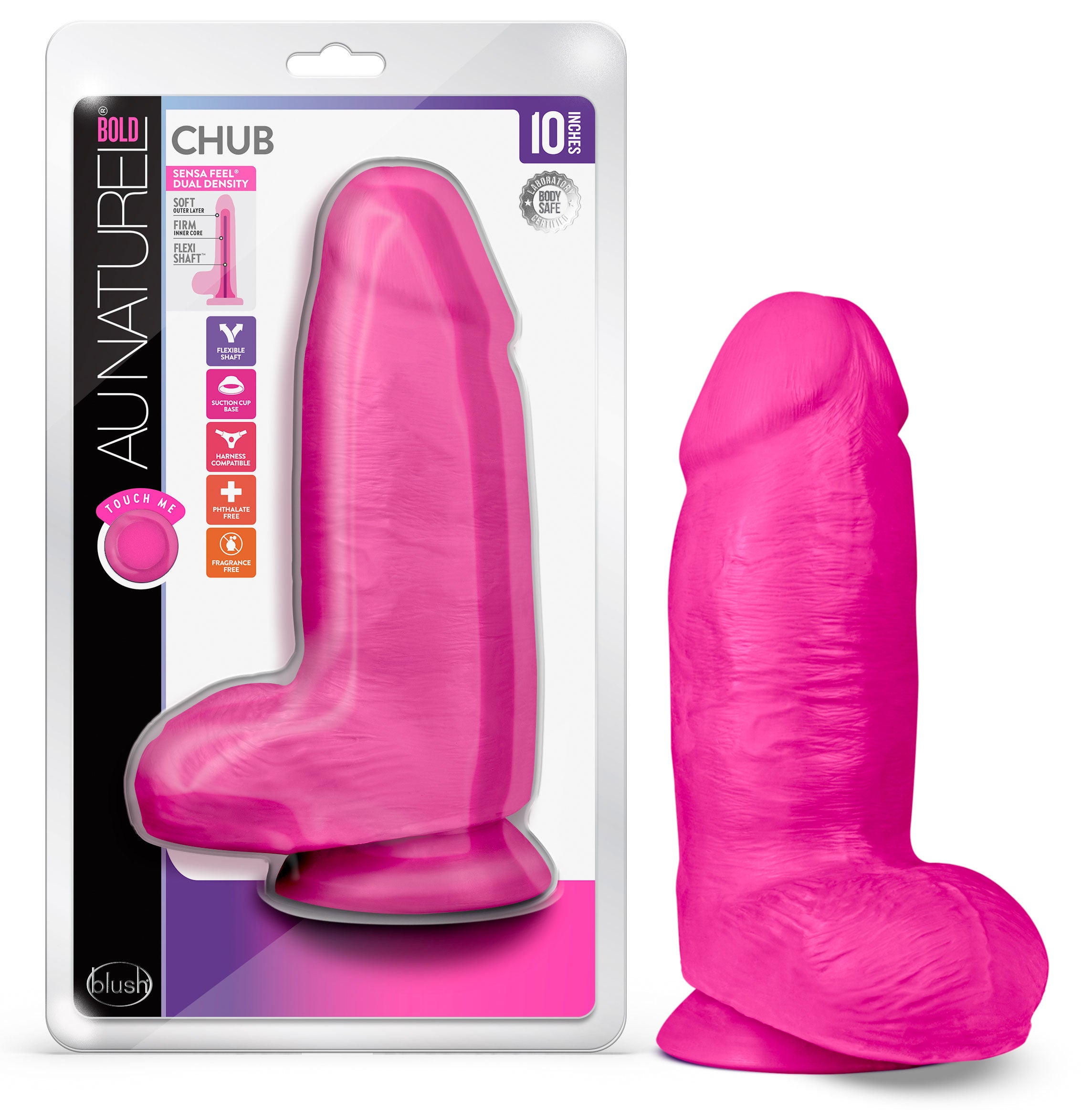 Au Naturel Bold Chub 10 Inch Dildo > Dildos > Oversized Toys