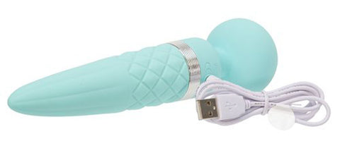Pillow Talk Sultry Dual Ended Warming Massager Teal Default Title > Sex Toys > Massage Wands