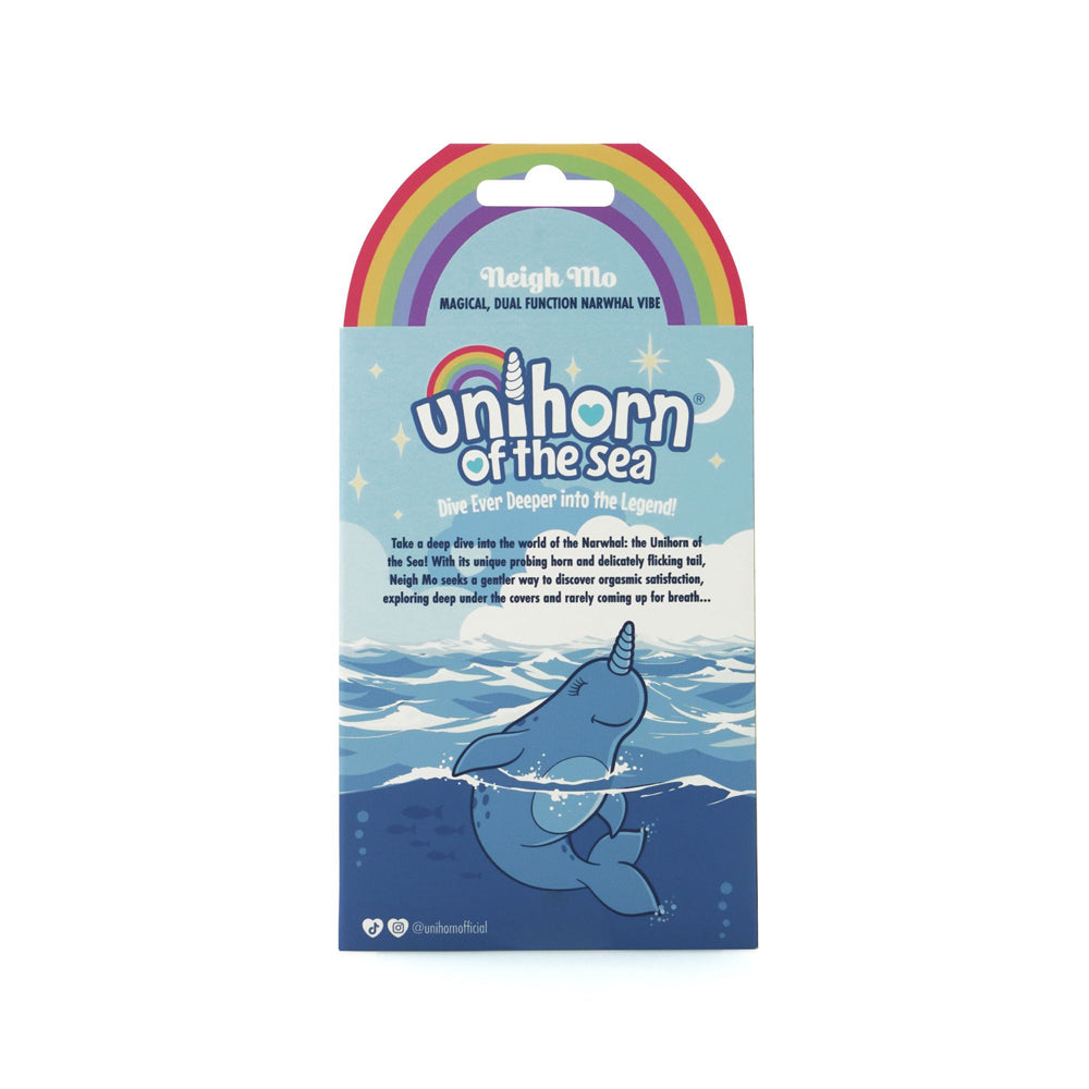 Unihorn of the Sea Neigh Mo Narwhal – Silicone Dual Motor Vibrator > Vibrators > Ladies > Clitoral Vibrators and Stimulators