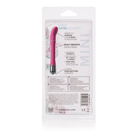 Lulu Satin Scoop Mini – Satiny Soft 6 Inch Vibrator > Vibrators > Standard Vibrators