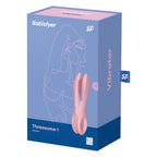 Satisfyer Threesome 1 Silicone Vibrator with Three Motors Targeted Stimulation > Sex Toys For Ladies > Clitoral Vibrators and Stimulators