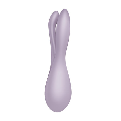 Satisfyer Threesome 2 Lay-On Vibrator with Flexible Arms for Clitoral and Labia Stimulation > Sex Toys For Ladies > Clitoral Vibrators and Stimulators