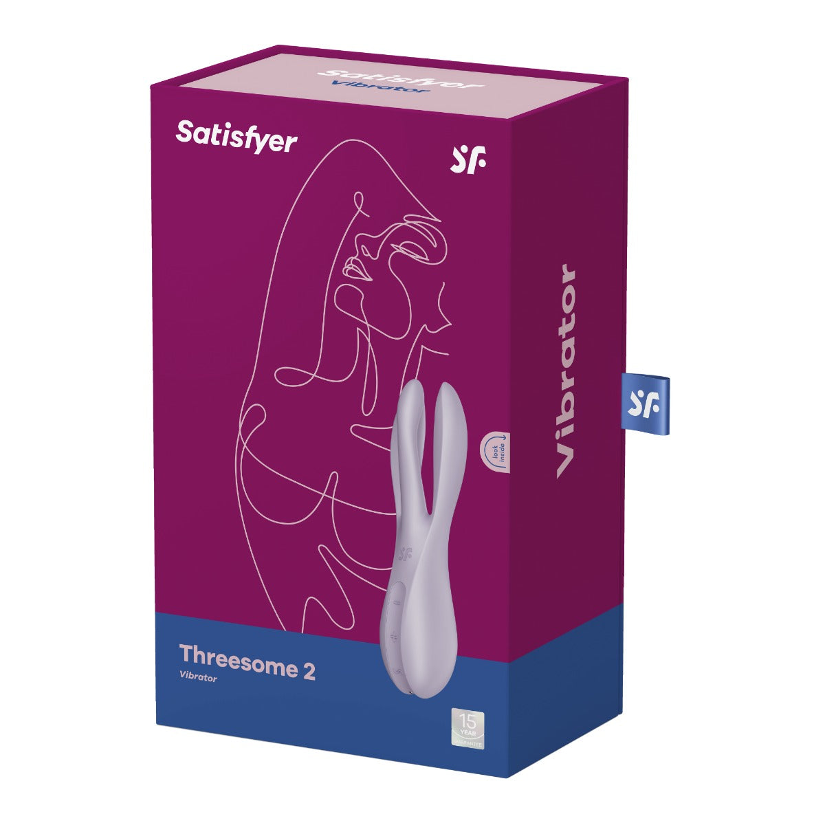 Satisfyer Threesome 2 Lay-On Vibrator with Flexible Arms for Clitoral and Labia Stimulation > Sex Toys For Ladies > Clitoral Vibrators and Stimulators