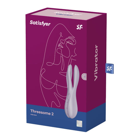 Satisfyer Threesome 2 Lay-On Vibrator with Flexible Arms for Clitoral and Labia Stimulation Default Title > Sex Toys For Ladies > Clitoral Vibrators and Stimulators