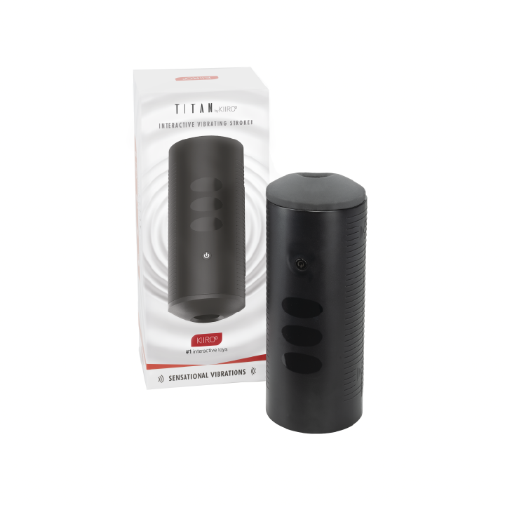 Kiiroo Titan – Interactive Touch-Sensitive Vibrating Stroker > Sex Toys For Men > Masturbators > Vibrating