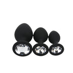 Toosh Silicone Butt Plug Set of 3 Small to Large – Jewelled Base Butt Plug > Anal Range > Butt Plug Kits