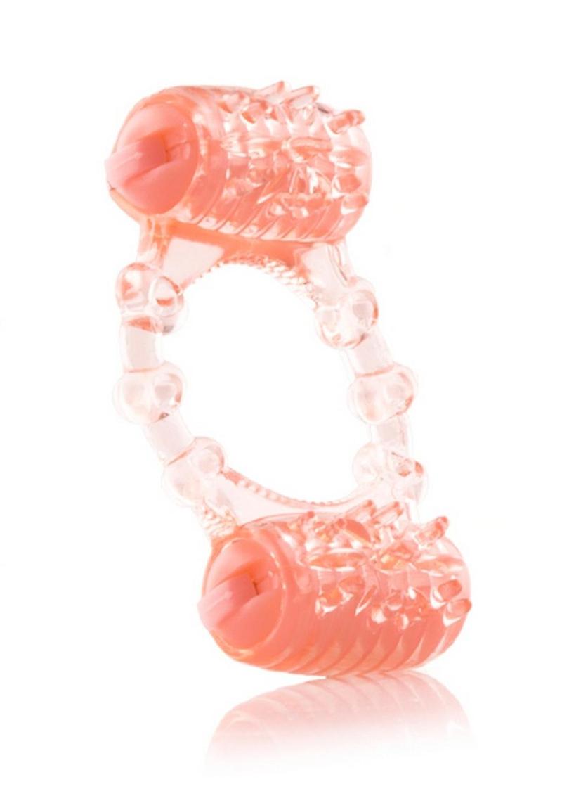 Two-O Vibrating Ring – Dual Motor Stretchy Silicone Couples Vibrator Ring Secondary image