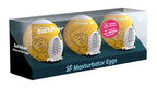 Satisfyer Fierce Masturbator Egg Set of 3 – Disposable Lightweight Penis Stimulation Eggs > Sex Toys For Men > Masturbators Cup