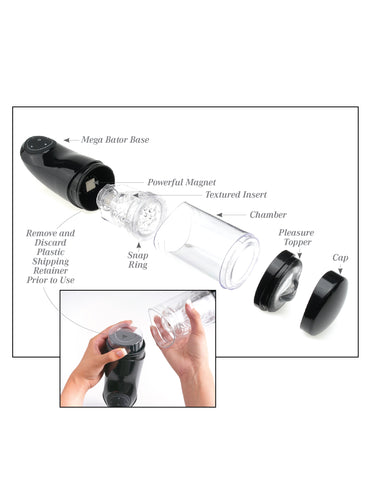 Pipedream Extreme Toyz Mega-bator Pussy - Size 8 Inches > Sex Toys For Men > Masturbators Premium