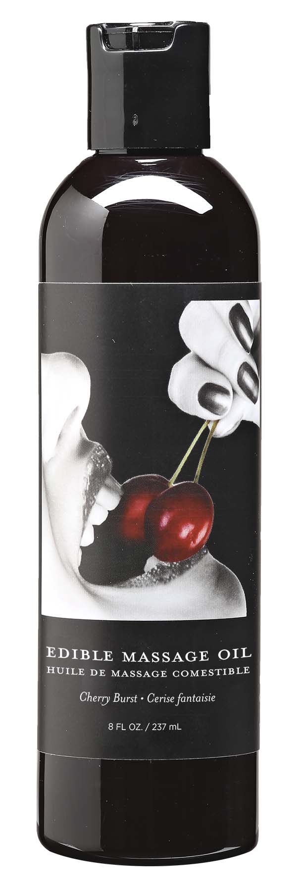 Edible Massage Oil Cherry Burst Flavoured 237ml Bottle > Essentials > Massage Oil